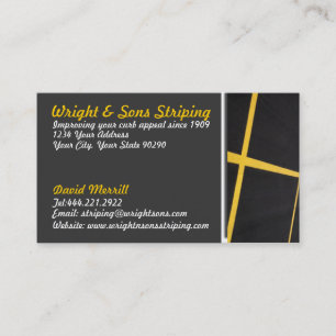Parking Lot Striping Business Card