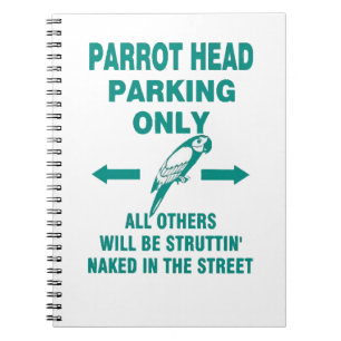 Parking only  notebook