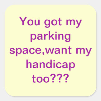 parking sticker