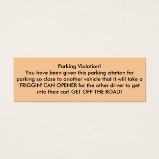 Parking Violation!