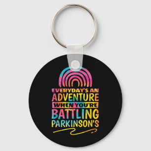 Parkinson Quote Design For Parkinsons Awareness  Keychain