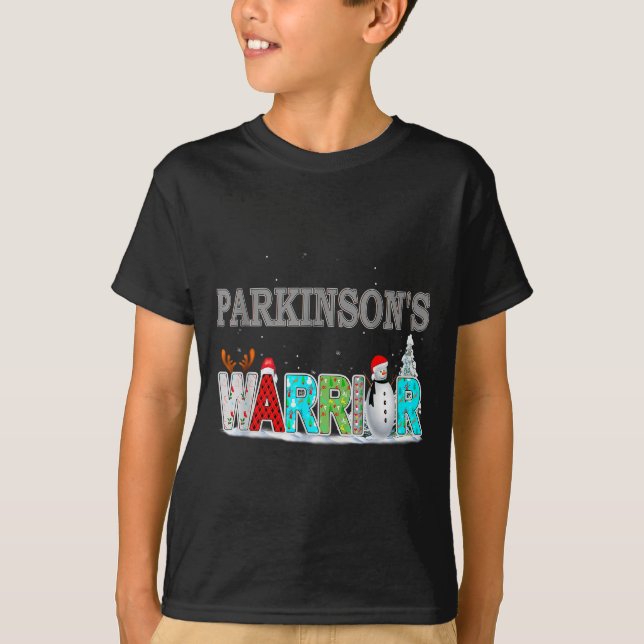 Parkinson's Awareness For Christmas  T-Shirt (Front)