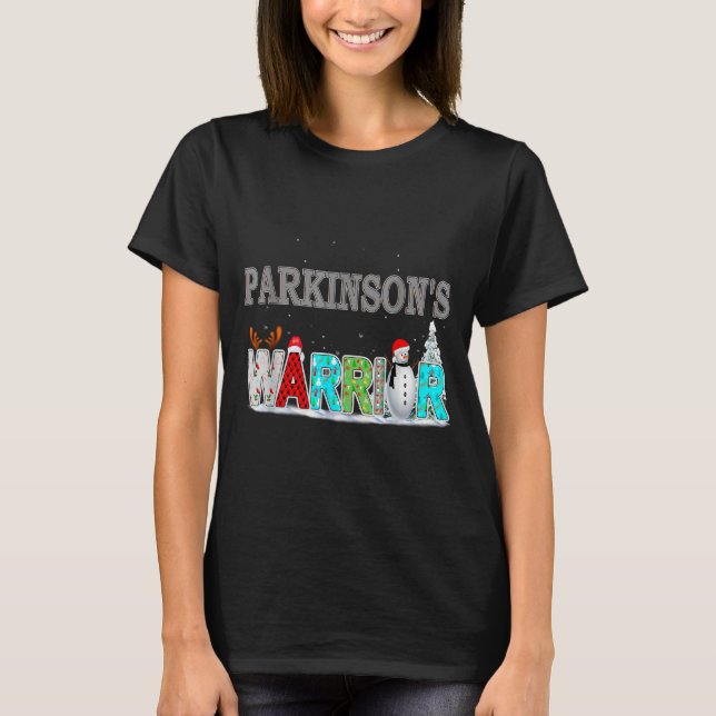 Parkinson's Awareness For Christmas  T-Shirt (Front)