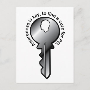 Parkinson's Awareness is Key Postcard