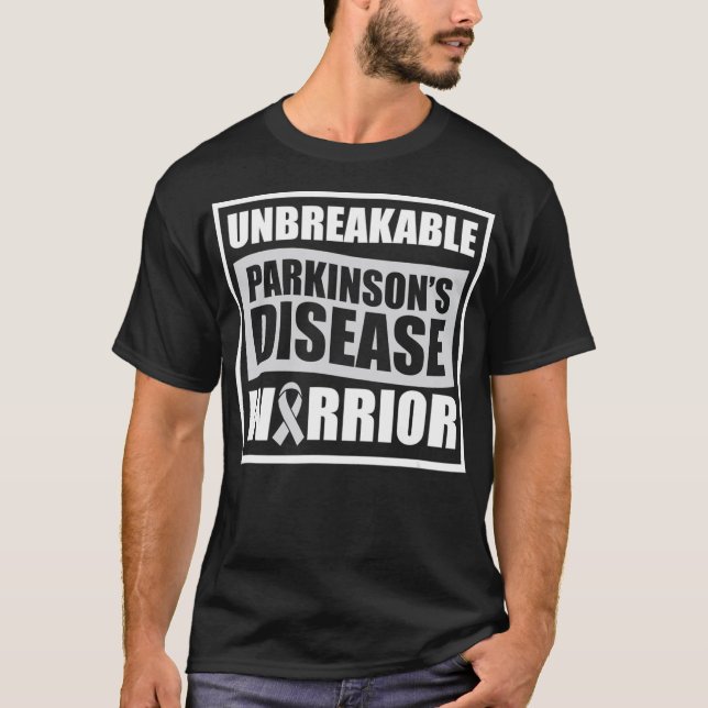 Parkinsons Disease Awareness Quit Warrior T-Shirt (Front)