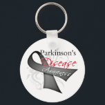 Parkinsons Disease Awareness Ribbon Keychain<br><div class="desc">Wearing or displaying your cause on shirts and gifts is a great way to get you and others talking about the importance of advocacy. Copyright © by CancerApparel.Com)</div>