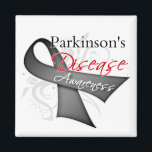 Parkinsons Disease Awareness Ribbon Magnet<br><div class="desc">Wearing or displaying your cause on shirts and gifts is a great way to get you and others talking about the importance of advocacy.  Copyright © by CancerApparel.Com)</div>
