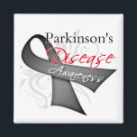 Parkinsons Disease Awareness Ribbon Magnet<br><div class="desc">Wearing or displaying your cause on shirts and gifts is a great way to get you and others talking about the importance of advocacy.  Copyright © by CancerApparel.Com)</div>