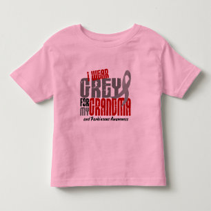 Parkinsons Disease I WEAR GREY FOR MY GRANDMA 6.2 Toddler T-shirt