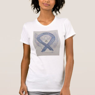 Parkinson's Disease Silver Awareness Ribbon Shirt
