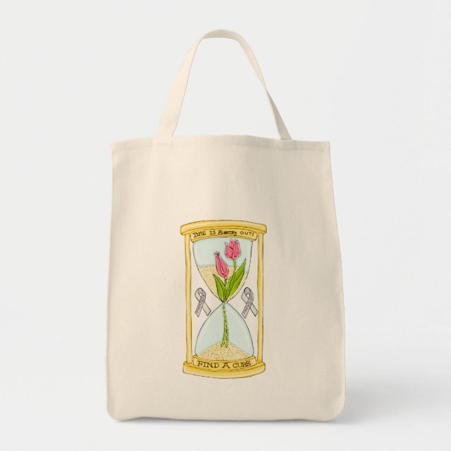 Parkinson's Find a Cure Grocery Tote Bag (Front)