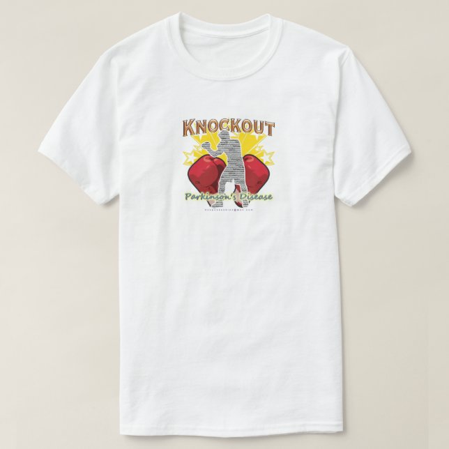 Parkinsons KO Boxer T-Shirt (Design Front)
