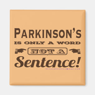 Parkinsons Not a Sentence brown Magnet