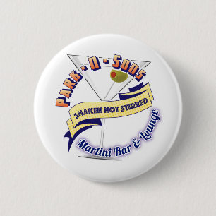 Parkinson's Shaken not Stirred round 2 Inch Round Button