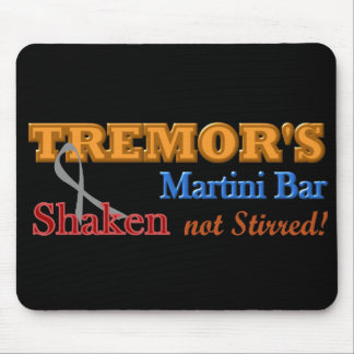 Parkinson's Tremor's Martini Bar Shaken Design Mouse Pad
