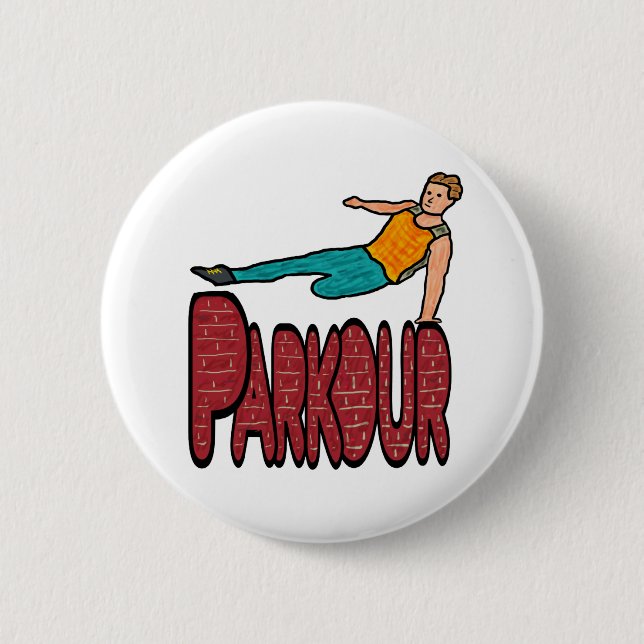 Parkour 2 Inch Round Button (Front)