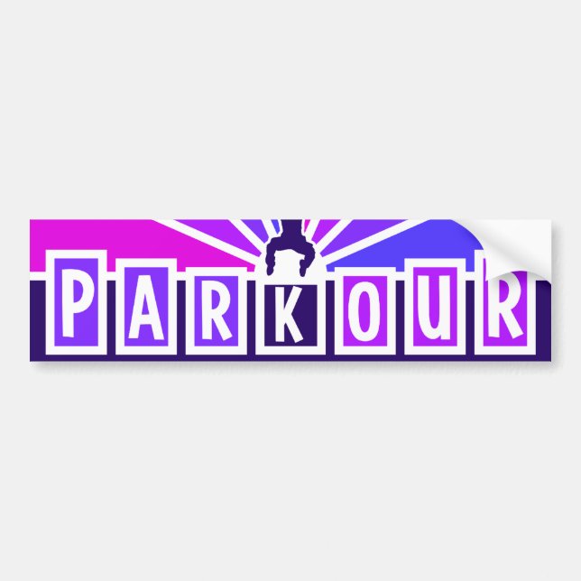 PARKOUR bumpersticker Bumper Sticker (Front)