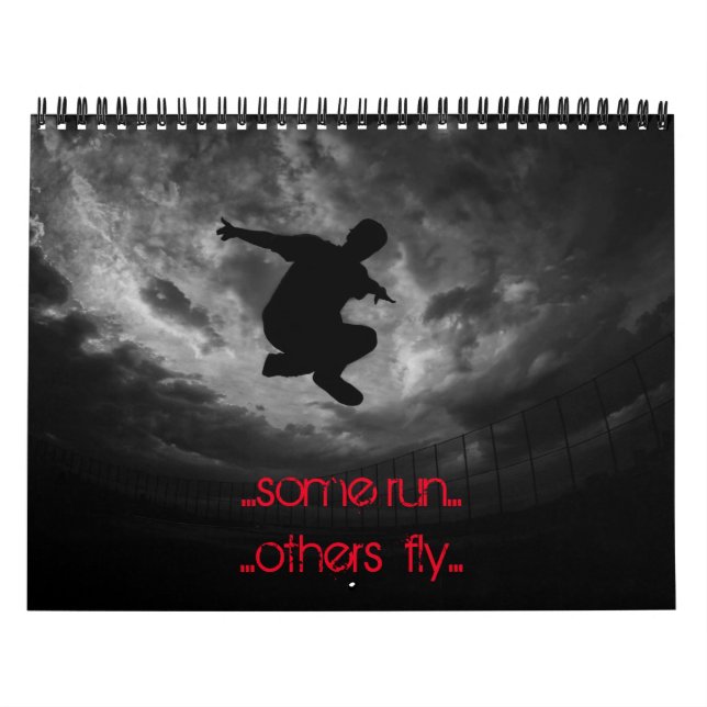 Parkour Calendar B&W (Cover)