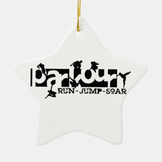 Parkour Ceramic Ornament