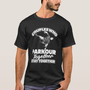 Parkour Couple Runner - Traceur Free Running T-Shirt