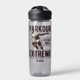 PARKOUR custom name Water Bottle