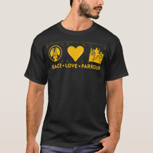 Parkour extreme athlete parkour runner funny sayin T-Shirt