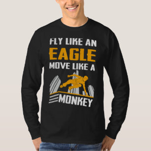 Parkour Free Running Fly Like An Eagle Move Like A T-Shirt