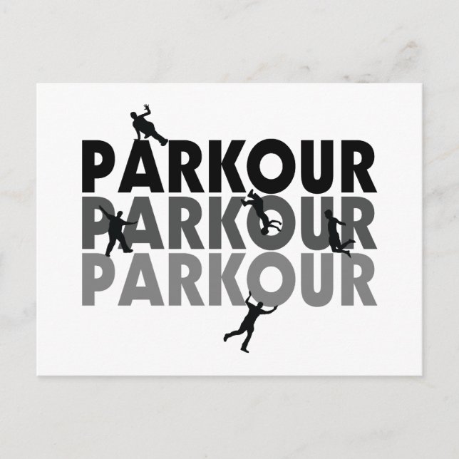 Parkour Free Running Postcard (Front)