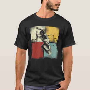 Parkour Free Running Traceur Retro Vintage T-Shirt