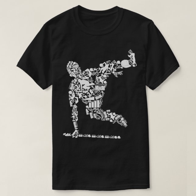 Parkour Freerunner Freerunning Traceur T-Shirt (Design Front)