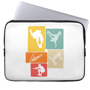 Parkour Freerunner Traceur Retro Freerunning Laptop Sleeve