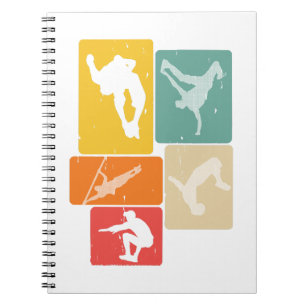 Parkour Freerunner Traceur Retro Freerunning Notebook