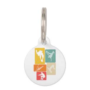 Parkour Freerunner Traceur Retro Freerunning Pet Tag