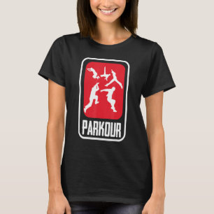 Parkour Jumping Athlete Climbing Running Workout F T-Shirt