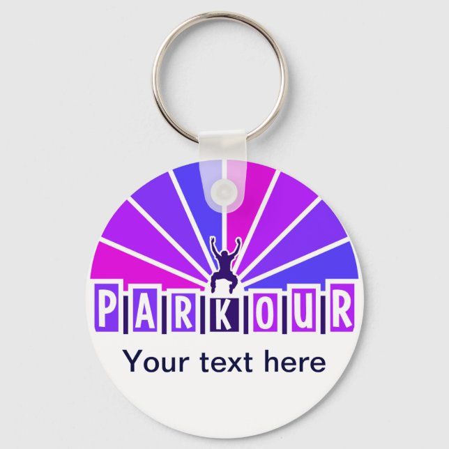 PARKOUR key chain (Front)