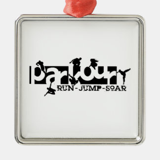 Parkour Metal Ornament