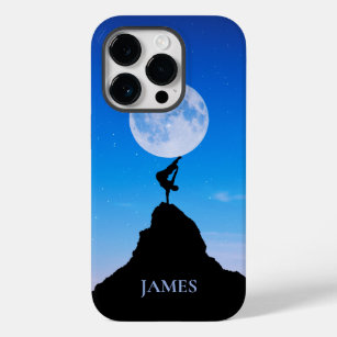 Parkour Moon Balance Personalized Name Case-Mate iPhone 14 Pro Case