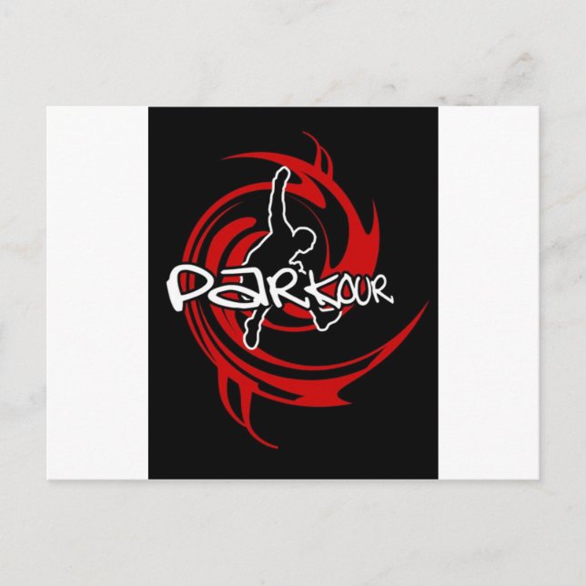 parkour postcard (Front)