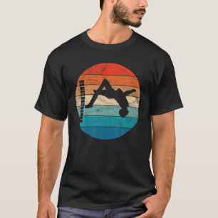 Parkour Retro Vintage Cool 80S 90S Funny Parkour L T-Shirt