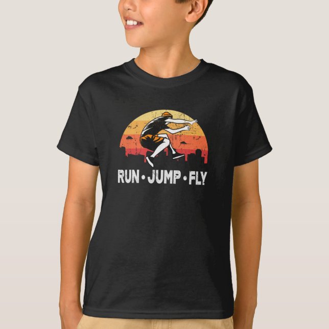 Parkour Run Jump Fly T-Shirt (Front)