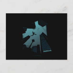 Parkour Runner Postcard