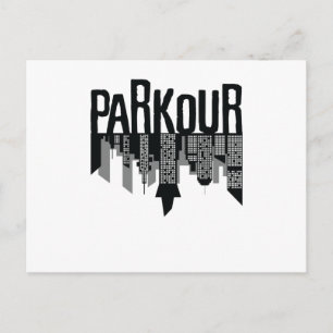 Parkour Skyline Postcard