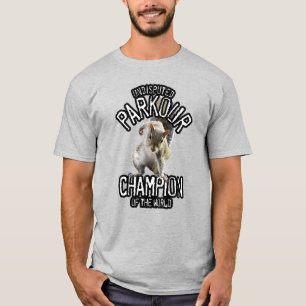 Parkour Squirrel - funny freerunning T-Shirt