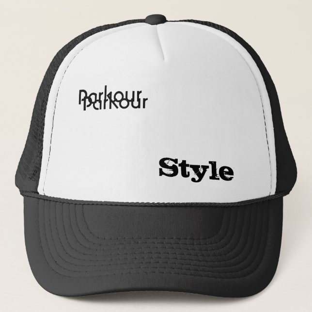 Parkour, Style, Parkour Trucker Hat (Front)
