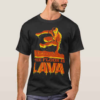 Parkour The Floor is Lava Freerunning Training Gif T-Shirt