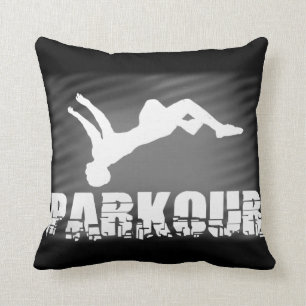 Parkour Throw Pillow