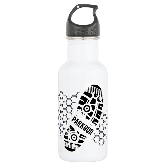 Parkour Training Footprint 532 Ml Water Bottle (Front)