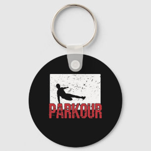 Parkour Training Keychain