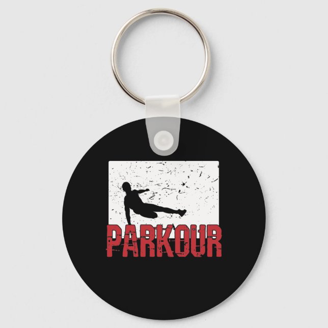 Parkour Training Keychain (Front)