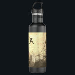 Parkour Urban Free Running Free Styling Art Sepia 710 Ml Water Bottle<br><div class="desc">A modern artist's impression of parkour being practiced in an urban back street in sepia tones.</div>